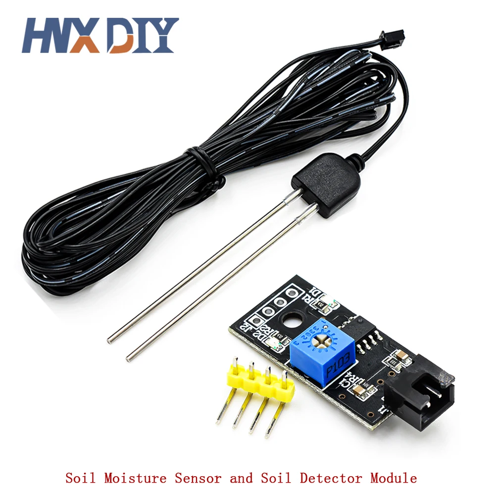 1-5pcs Soil Moisture Sensor and Soil Detector Module Soil Moisture Test Soil Humidity Test Corrosion Resistance Probe for Arduin