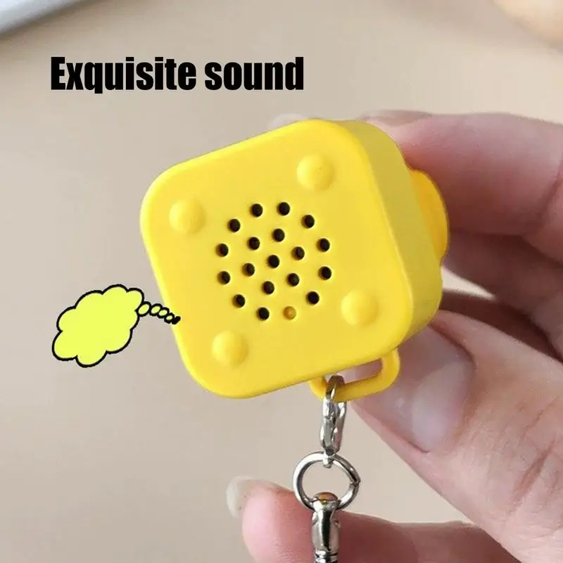 Porte-clés lumineux en forme d'animaux mignons, jouet de canard, accessoires de divertissement pour enfants, fournitures d'exercice pour les doigts pour pépinière