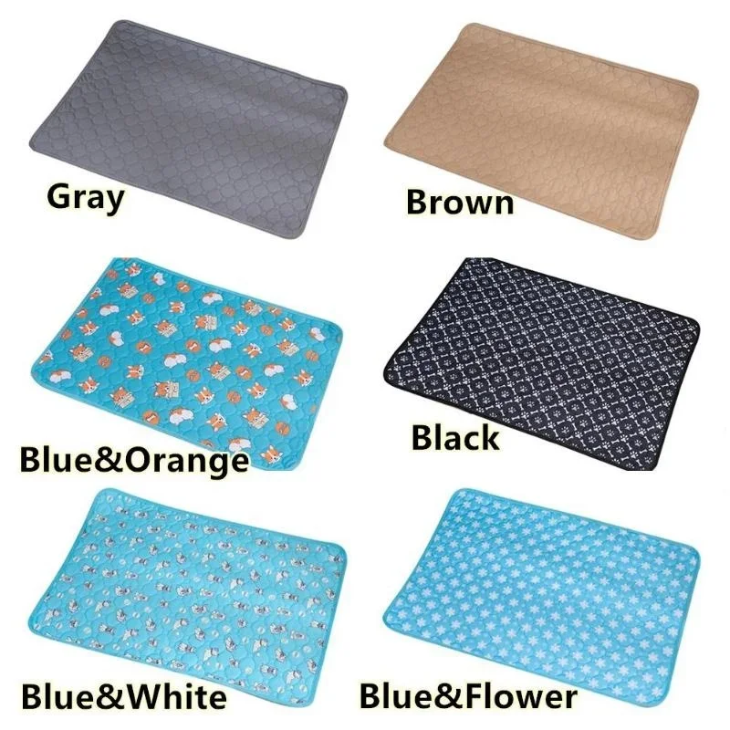 Dogs Summer Cooling Mat Pet Large Size Ice Silk Cool Bed Pet Cat Breathable Blanket Cushion Puppy Kitten Indoor Sofa Floor Mat