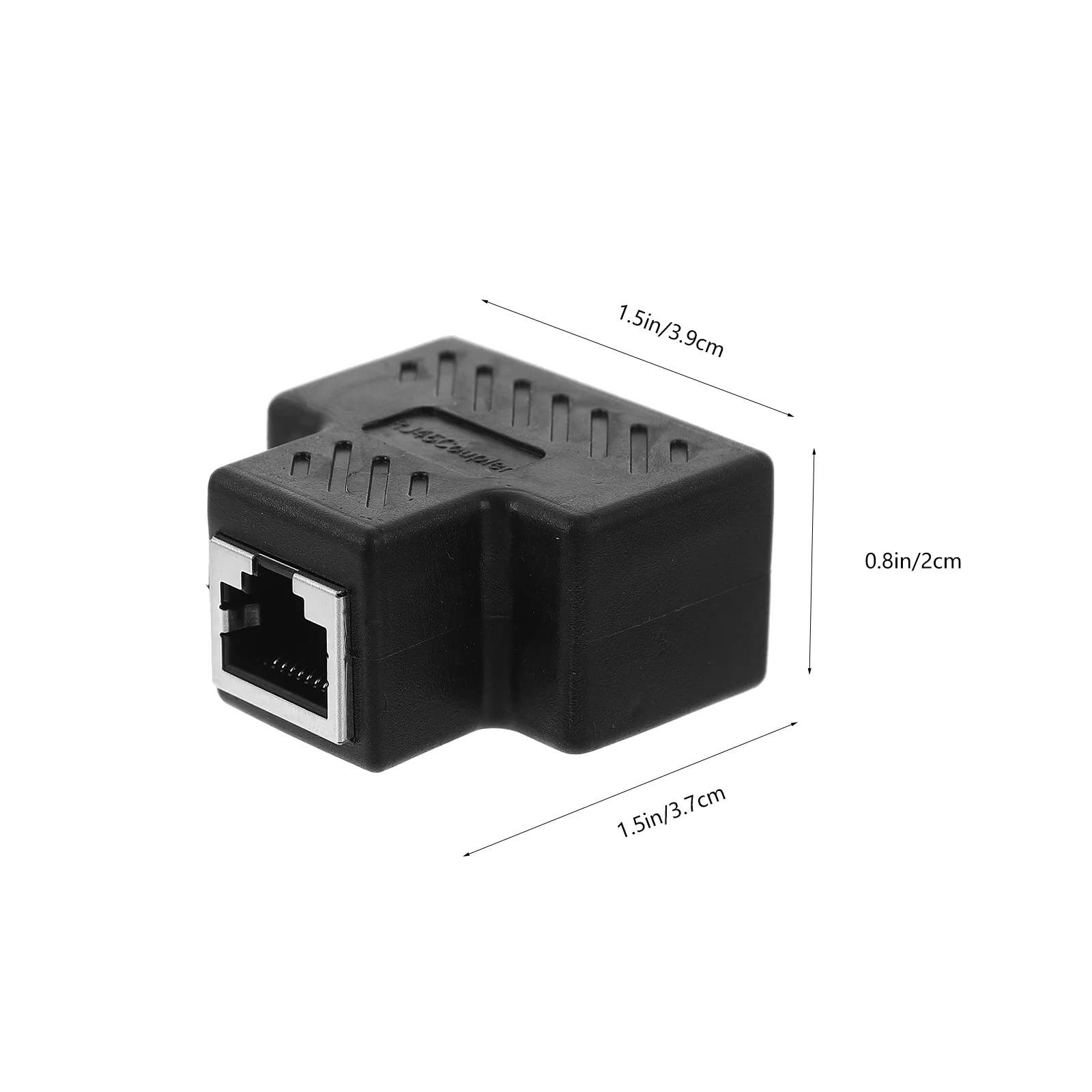 Rj45 Ethernet Splitter 1 to 2 High Speed Cable Adapter Three Way Network Extender for Stable Connection Anywhere