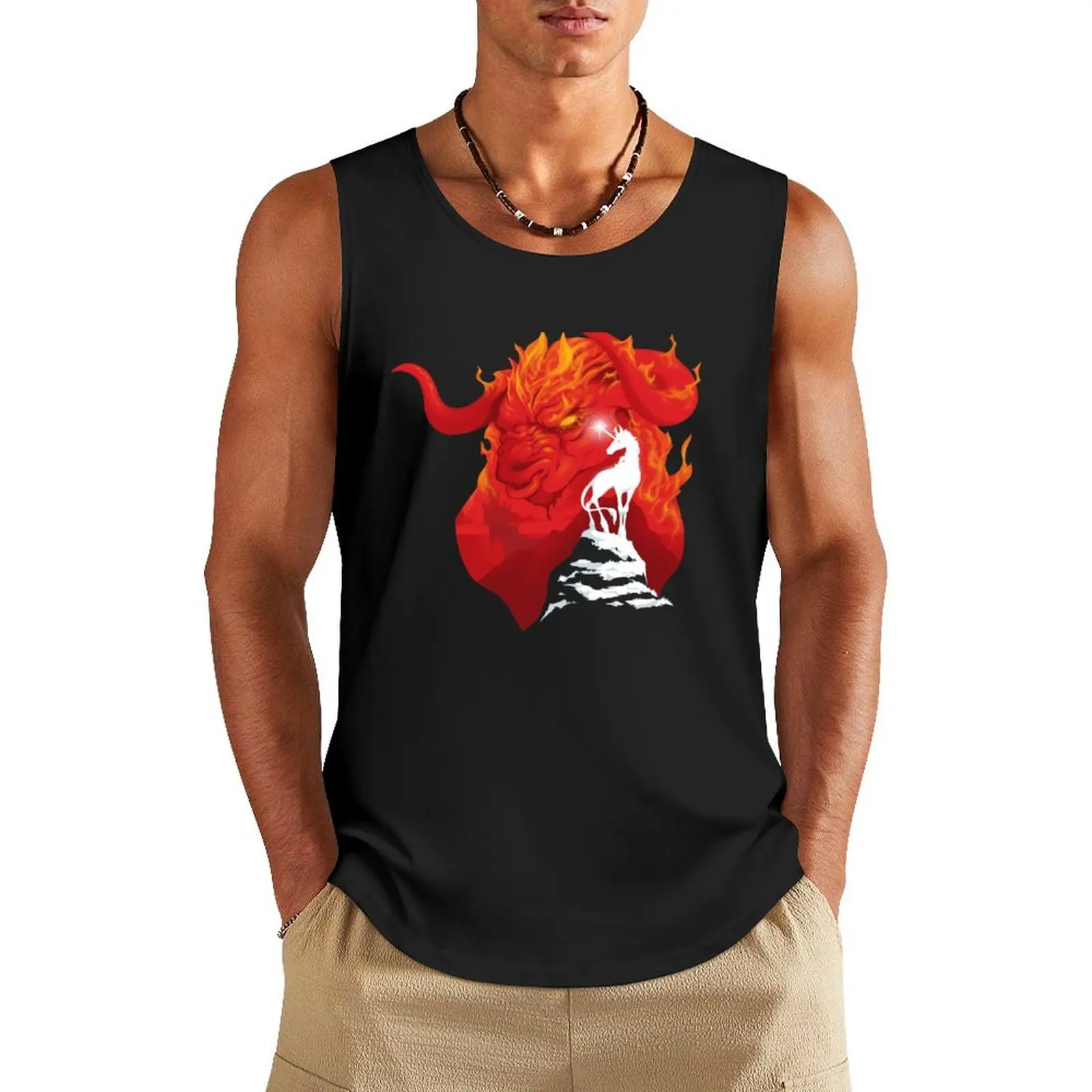 

The Last Unicorn Tank Top sexy clothes men Sleeveless top