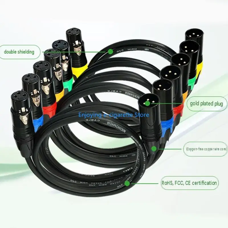 XLR line with low noise design for desk side routing Recording use Y4QF