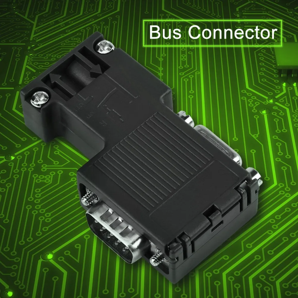 90° Angle Profibus Bus Connector With Cable Interface 24V Voltage DP Connector Model 6ES7 972-0BB12-0XA0 Field Bus Connector