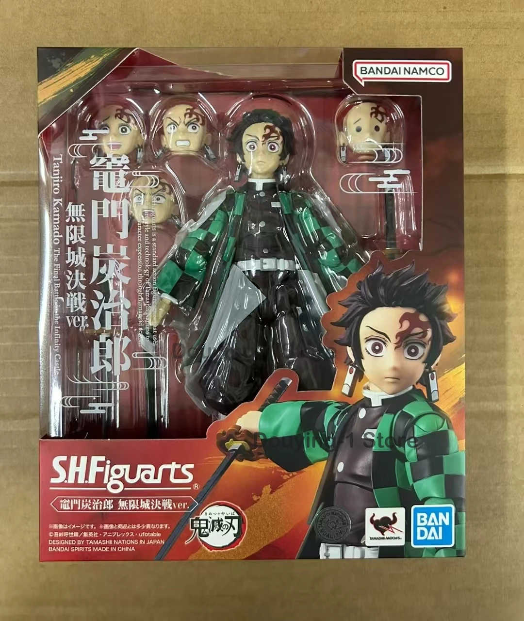 

In Stock Bandai SHF Tanjiro Kamado The Final Battle in the Infinity Castle Ver. Action figure Anime Model Toy Gifts Model