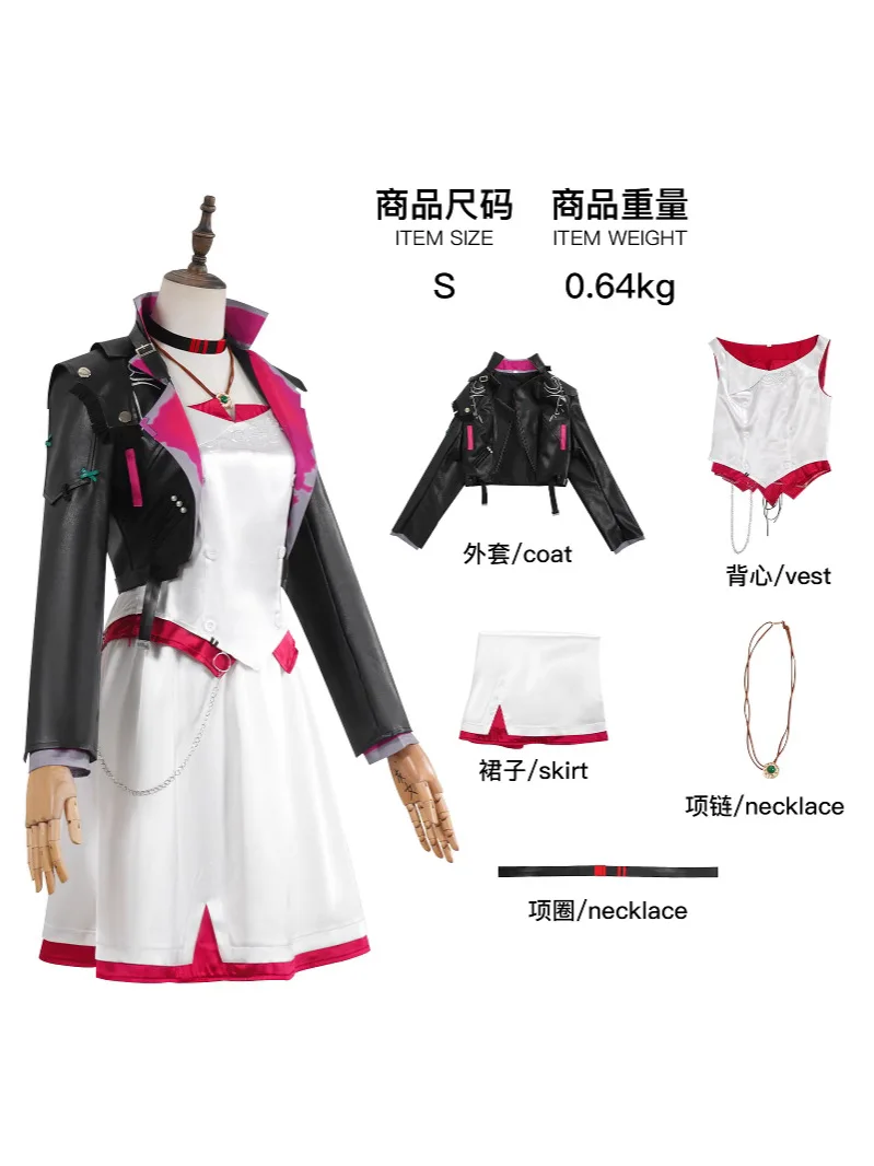 متوفر سلسلة Collab التأثيرية: لعبة LOL Arcane S2 مسحوق Jinx أزياء تنكرية لحفلات الاتحاد الأفريقي فستان رقص زي الهالوين