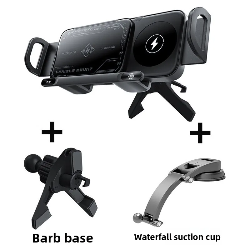 2026 New Car Air Vent Magnetic Wireless Charger Mount, Auto Alignment Anti-Shake Fast Charge, Universal for Foldable Smartphones