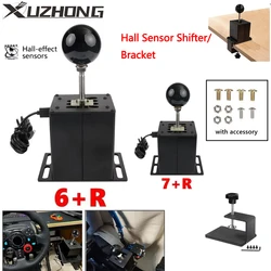 Hall Sensor PC USB Shifter/Bracket For Logitech G29/G25/G27/G920 T300RS/GT Steering Wheel For ETS2 WRC Sim Racing Games 6R/7R
