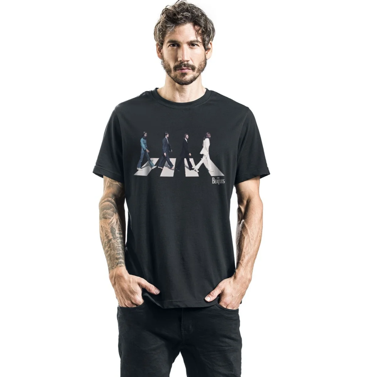 The Beatles Graphic Cotton T-shirt Unisex Summer Short Sleeve Fashion Brand Tee Luxury Casual Vintage Tees