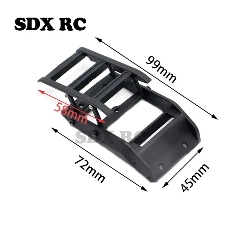 Retractable Ladder Stairs For  TRX4 Defender Bronco Axial SCX10 YK4082 1/8 1/10 RC Crawler Car Upgrades Parts