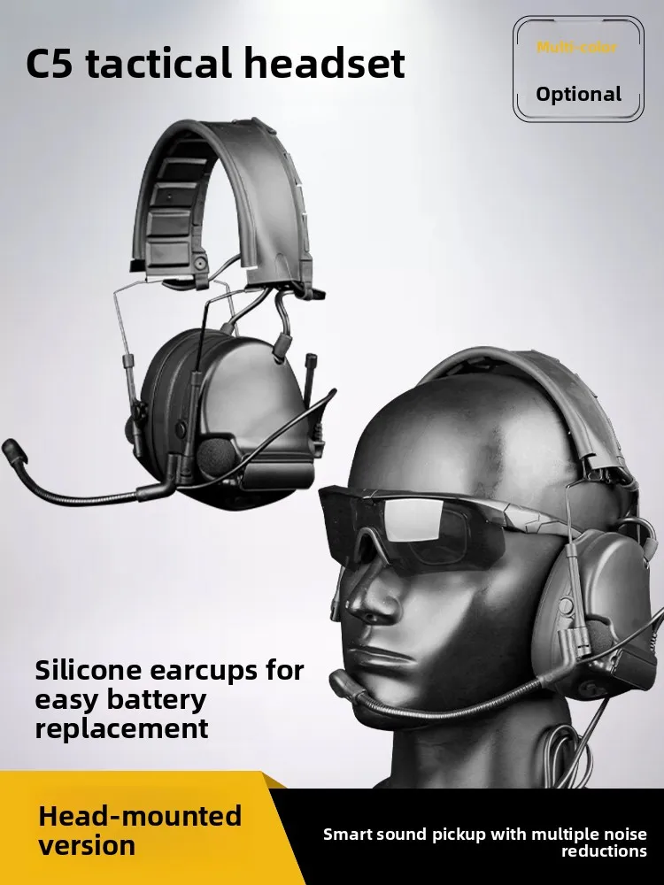 casque-tactique-avec-microphone-a-reduction-de-bruit-protection-des-oreilles-pour-communication-militaire-equipement-d'exterieur