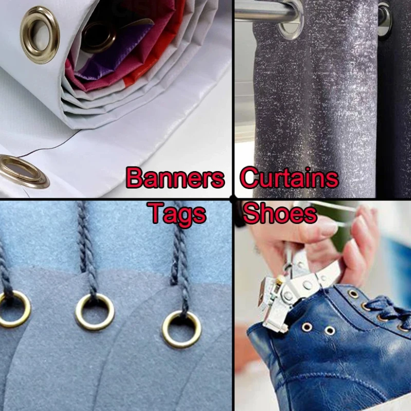 100Sets Metal Eyelets Grommets - огляд і ціна Leatherwork Eyelets