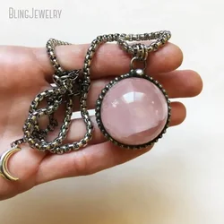 10pcs WitchCraft Collar Arcane Quartz Fluorite Obsidian Crystal Sphere Ball Talisman Necklace Goth Amulet Women Y2K Jewelry