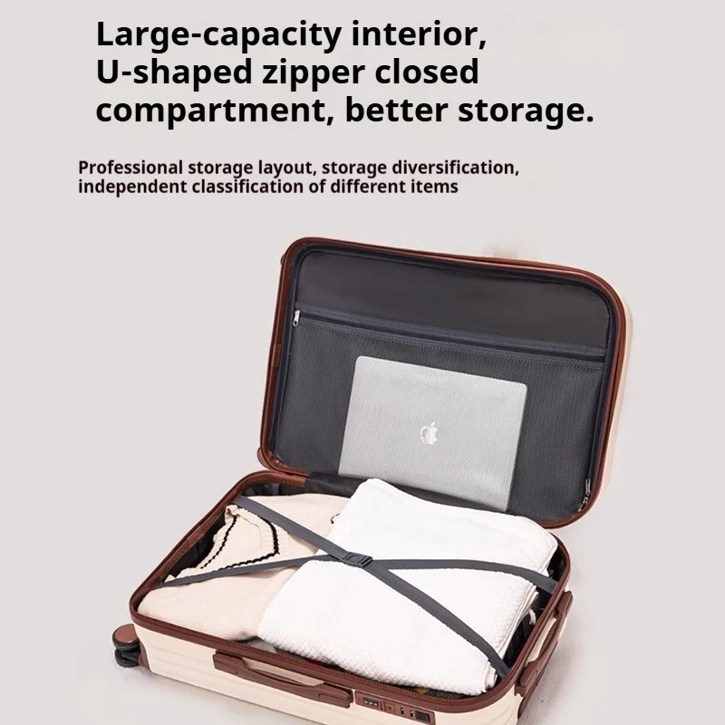 مجموعة حقائب حمل بألوان الباستيل مقاس 20/22/24/26/28 بوصة، حقيبة دوارة خفيفة الوزن مكونة من قطعتين، حقائب سفر متطابقة للفتيات #4