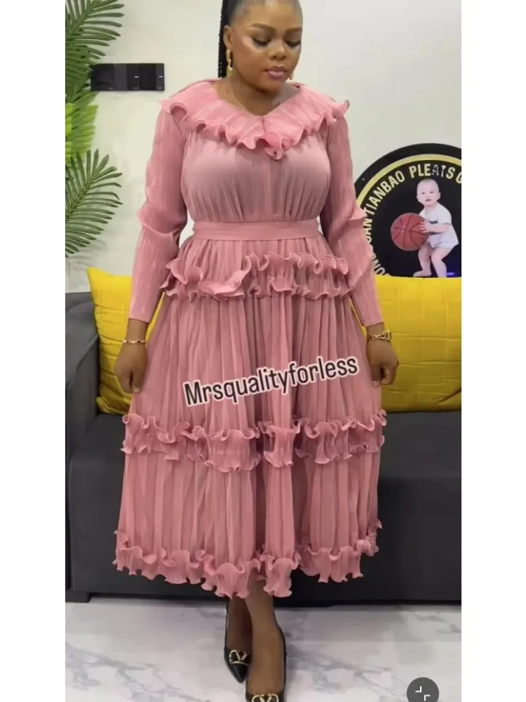 

Miyake Pleated Women's Clothing 2025 Wholesale New Dense Edge Temperament Average Size Women's Dress Summer Heavy Industry Dress