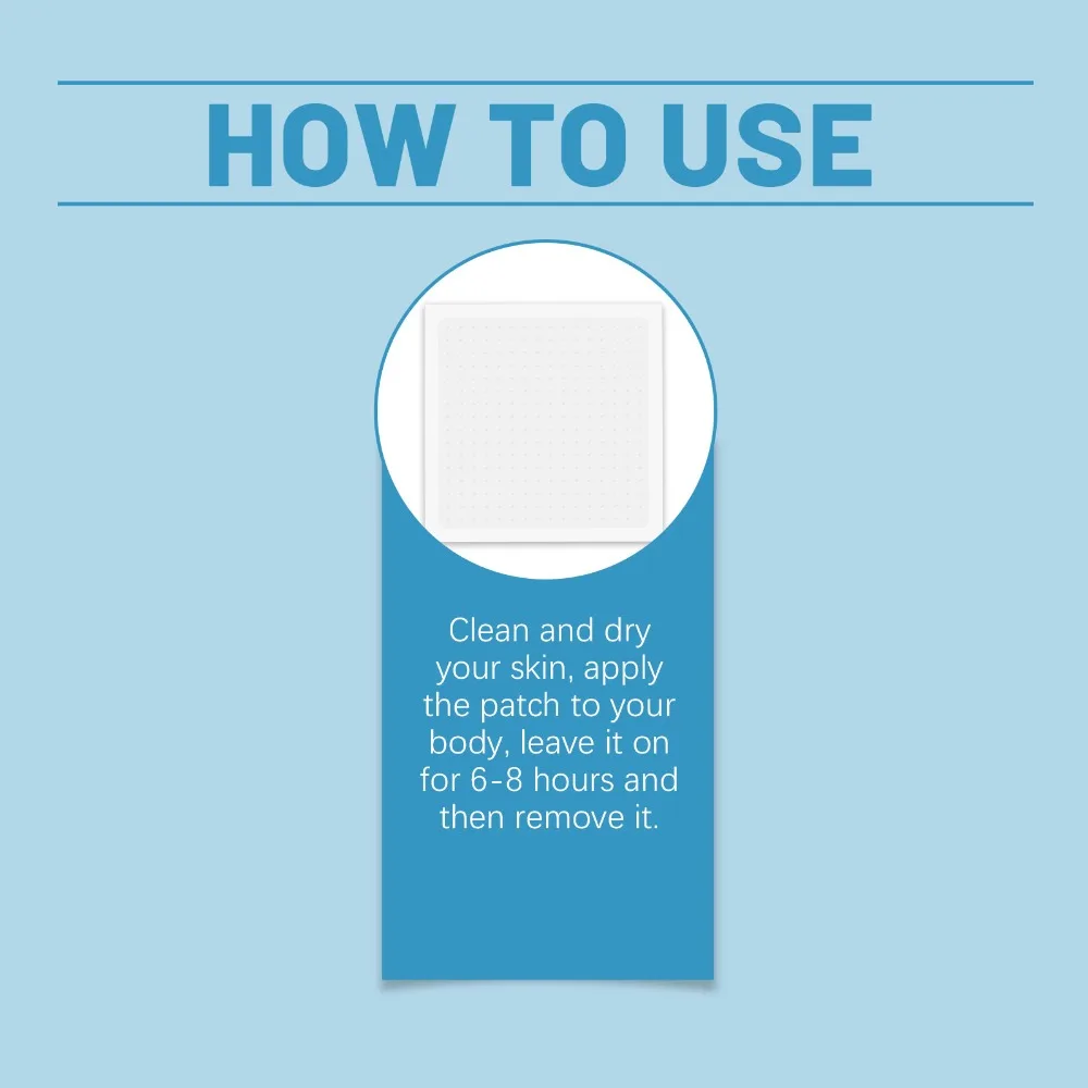 GLP-1 تشكيل الرقع تعزز جهازك المناعي تعزز الهضم تسريع إزالة السموم وتعزيز المزاج الدوبامين بقع العناية بالجسم