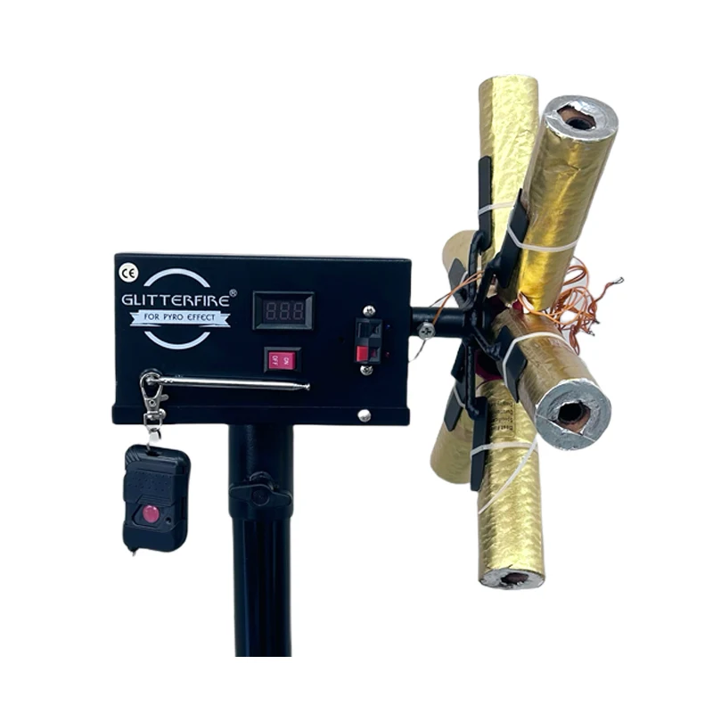 Single wheel rotating cold spark fountain stage effect machine for wedding