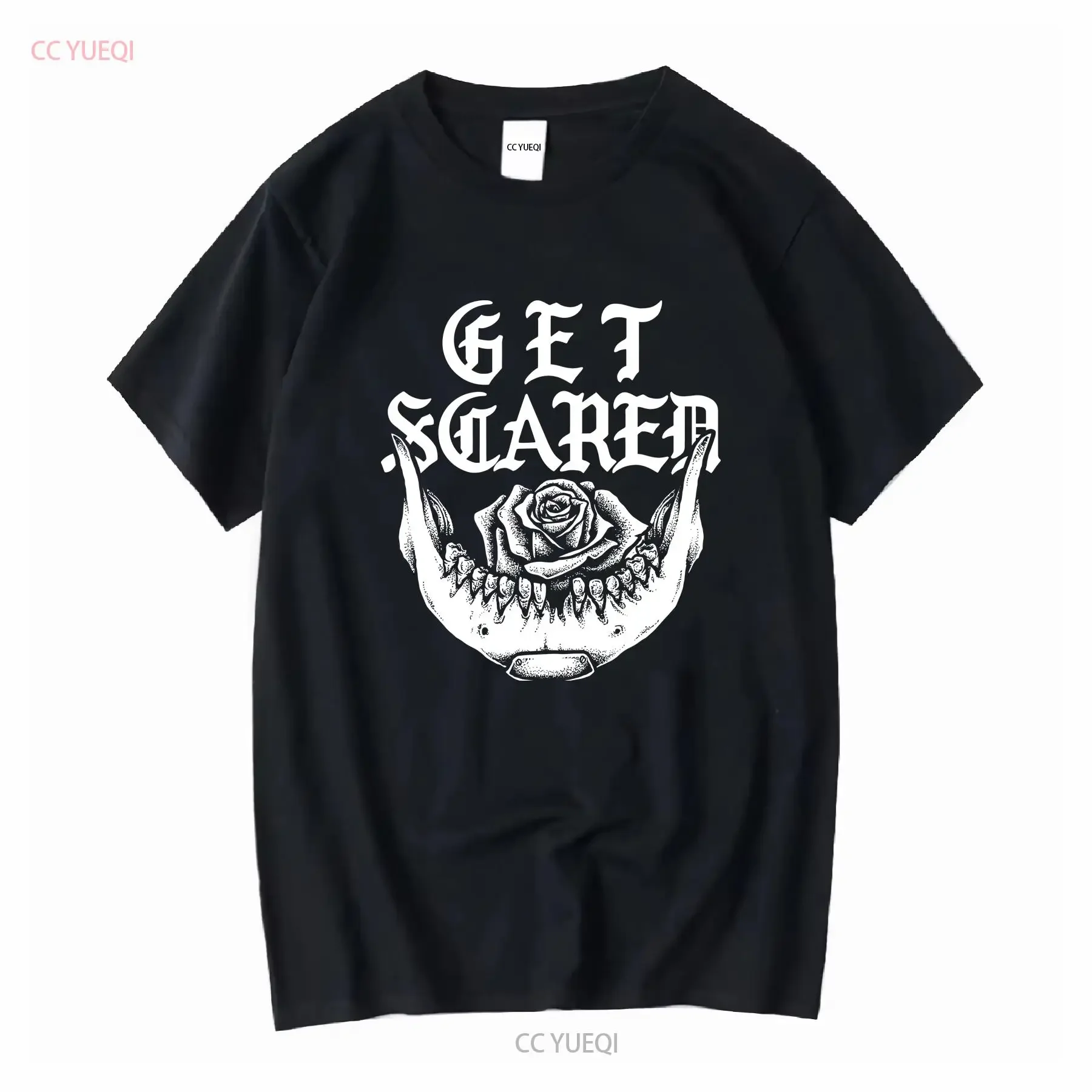 Get Scared Band Logo For Fan Black All Size T Shirt AG1375 vintage Washed Soft Versatile fashion Breathable graphic Unisex