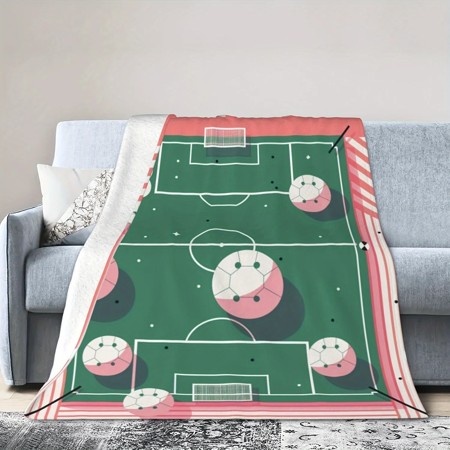 اسم مخصص رقم. 8 بطانية من الفلانيل، مناسبة للأريكة والسرير وأعياد الميلاد والأطفال والأصدقاء وهدايا الهالوين