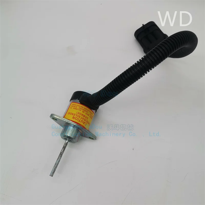 1G925-60011Fuel Shut Off Solenoid 6691498 12V/24V Bobcat S130 S160 S175 S185 Engine Part  Wo Dou