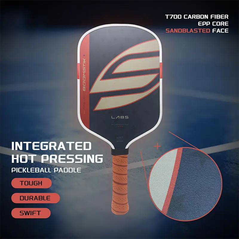 SLK Boomstik 1776 Capsule Pickleball Paddle Interior 16mm Foam Core Never Broken BoomCore Foam Carbon Fiber Rough Surface