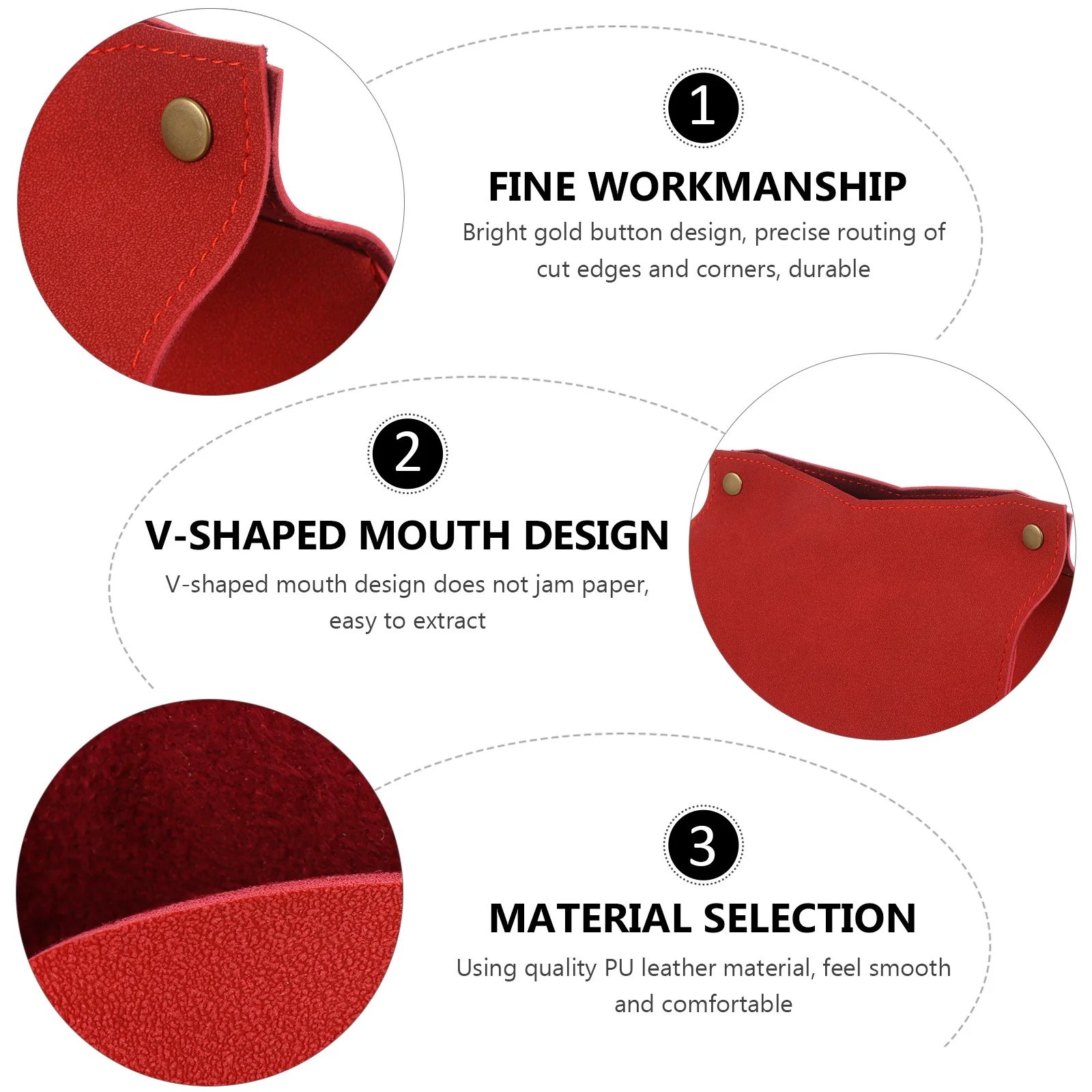 

1Pcs PU Tissue Box Stylish Napkin Container Creative Paper Organizer Lightweight Compact for Home Office Car