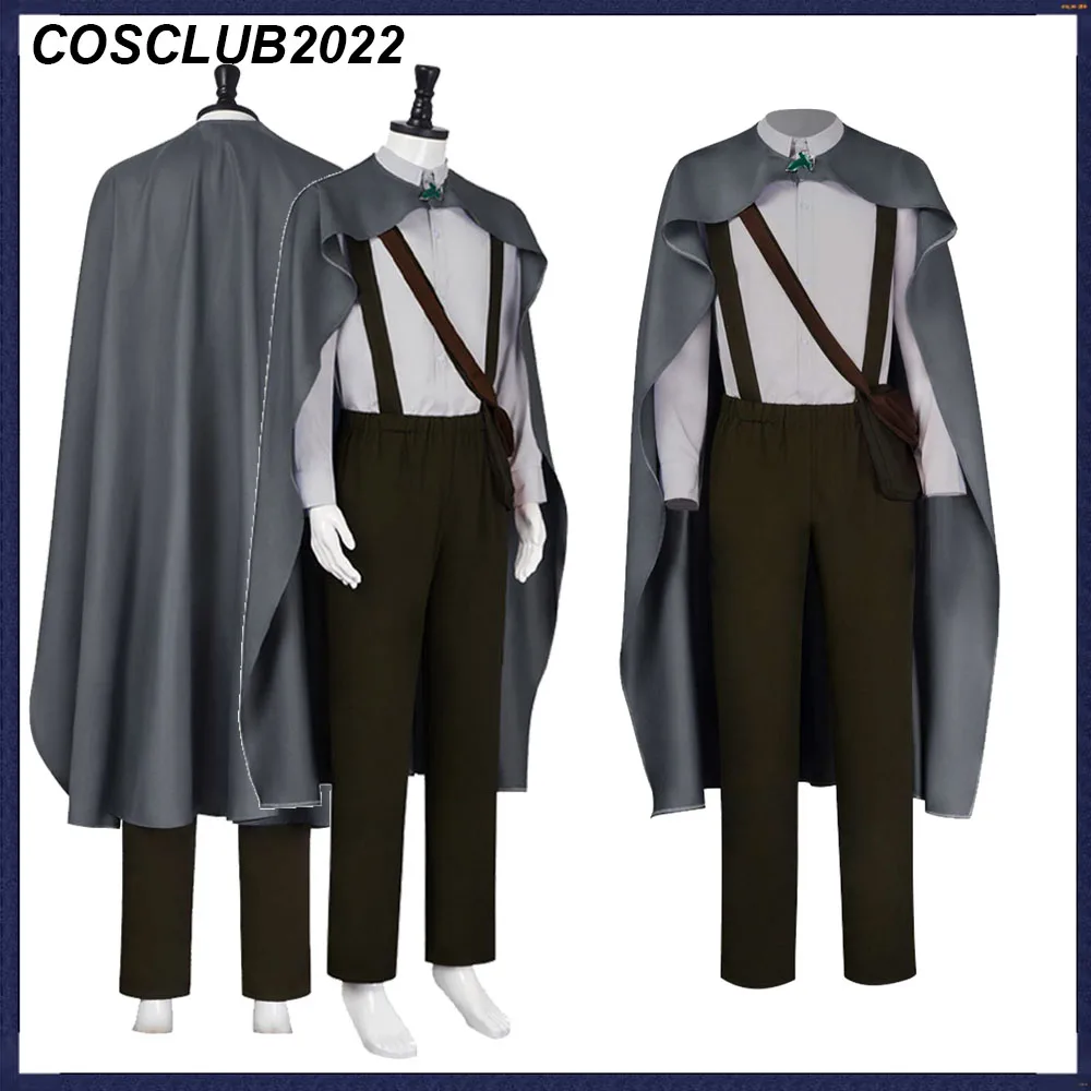 Adult Samwise Cosplay Gamgee Pants Shirt Cloak Costume Movie Season 2 Roleplay Halloween Carnival Bag Outfits Party Fantasy Suit