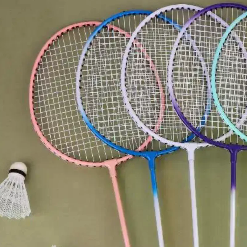 

1Set Beginners Badminton Professional Training Durable Leisure Sports Racquet Durable Badminton Racket Set