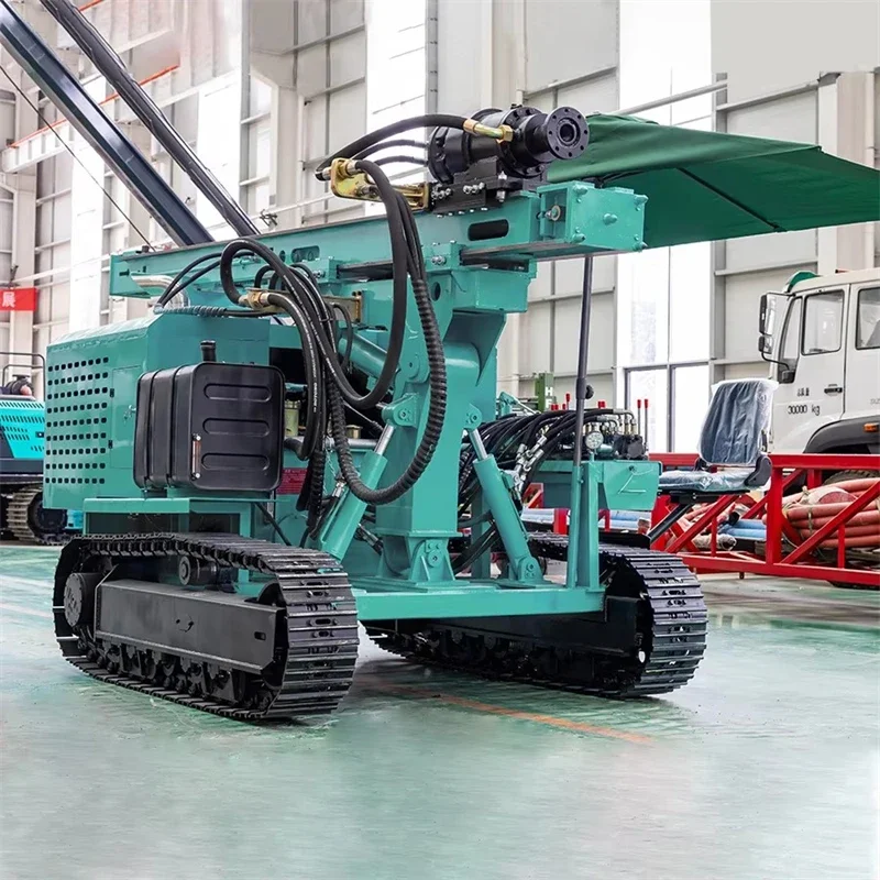 Photovoltaic Hydraulic Pile Driver Solar Pile Driver Machine Hot Sale New Hydraulic Screw Pile Driver Rig Mine Drilling Rig