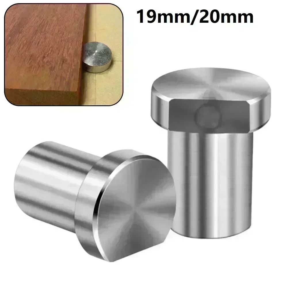 Bench Dogs MFT Workbench Peg Brake Stainless Steel Stop Clamp 19mm 20mm Positioning Planing Plug Shop Essential Woodworking Tool