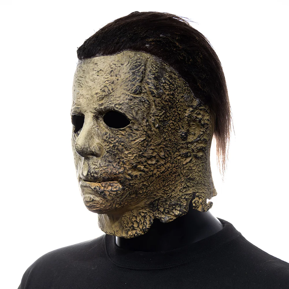 2022 Halloween Ends Michael Myers Horror Mask Cosplay Bloody Creepy Demon Killer Latex Helmet Party Carnival Costume Props image 3