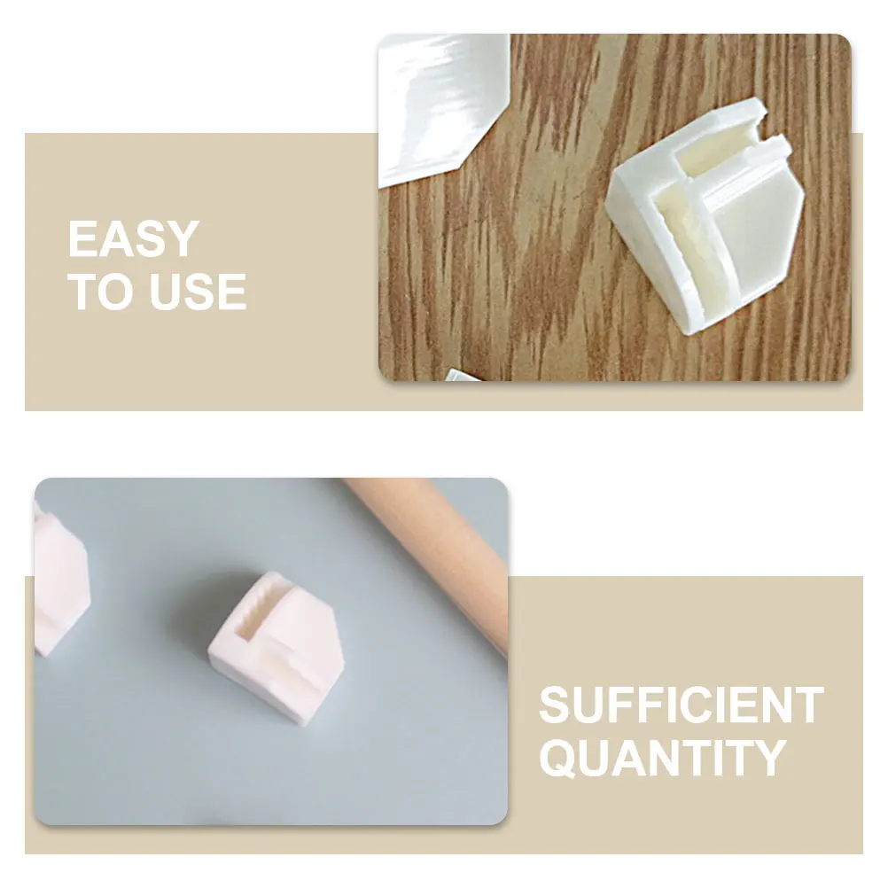 

50Pcs Plastic Storage Cube Connectors Durable Wire Cube Clips Flexible Modular Shelves Connectors Wire Shelf Clips