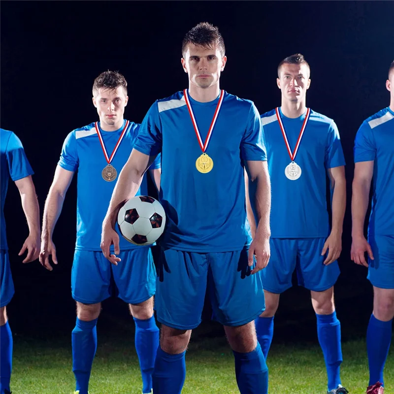 

12Pcs Award Medals Gold Silver Bronze Winner Medals 1St 2Nd 3Rd Prizes For Competitions
