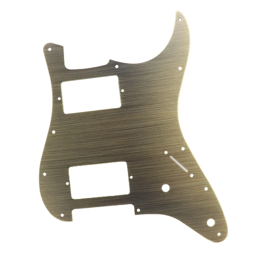 1Pcs Guitar Pickguard 11 Holes HH Metal Guitar Pickguard Scratch Plate For LP Style Guitar