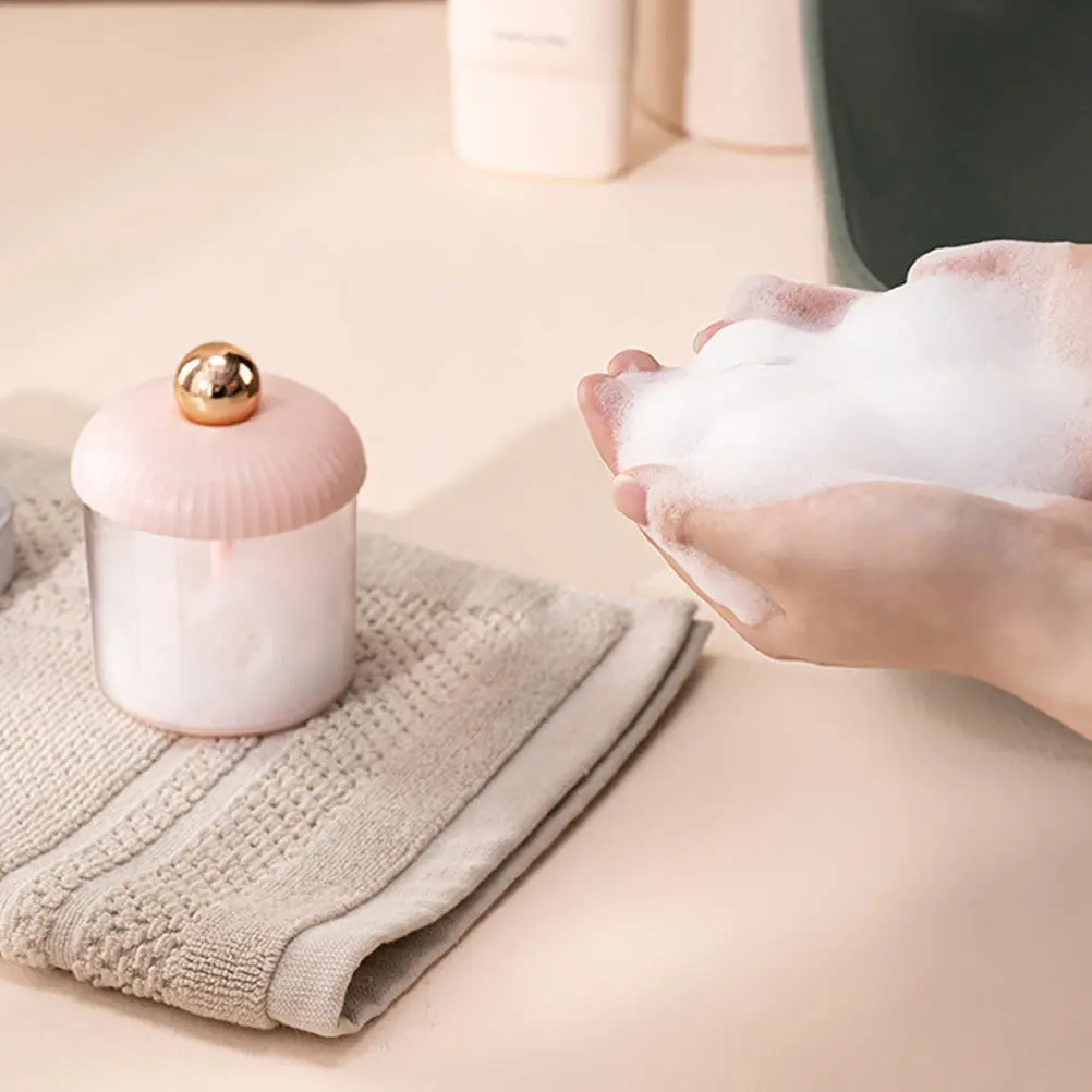 

2pcs Facial Cleansing Bubbler Durable Manual Foaming Device Portable Bubble Maker For Travel Face Cleaning Soap Bubble