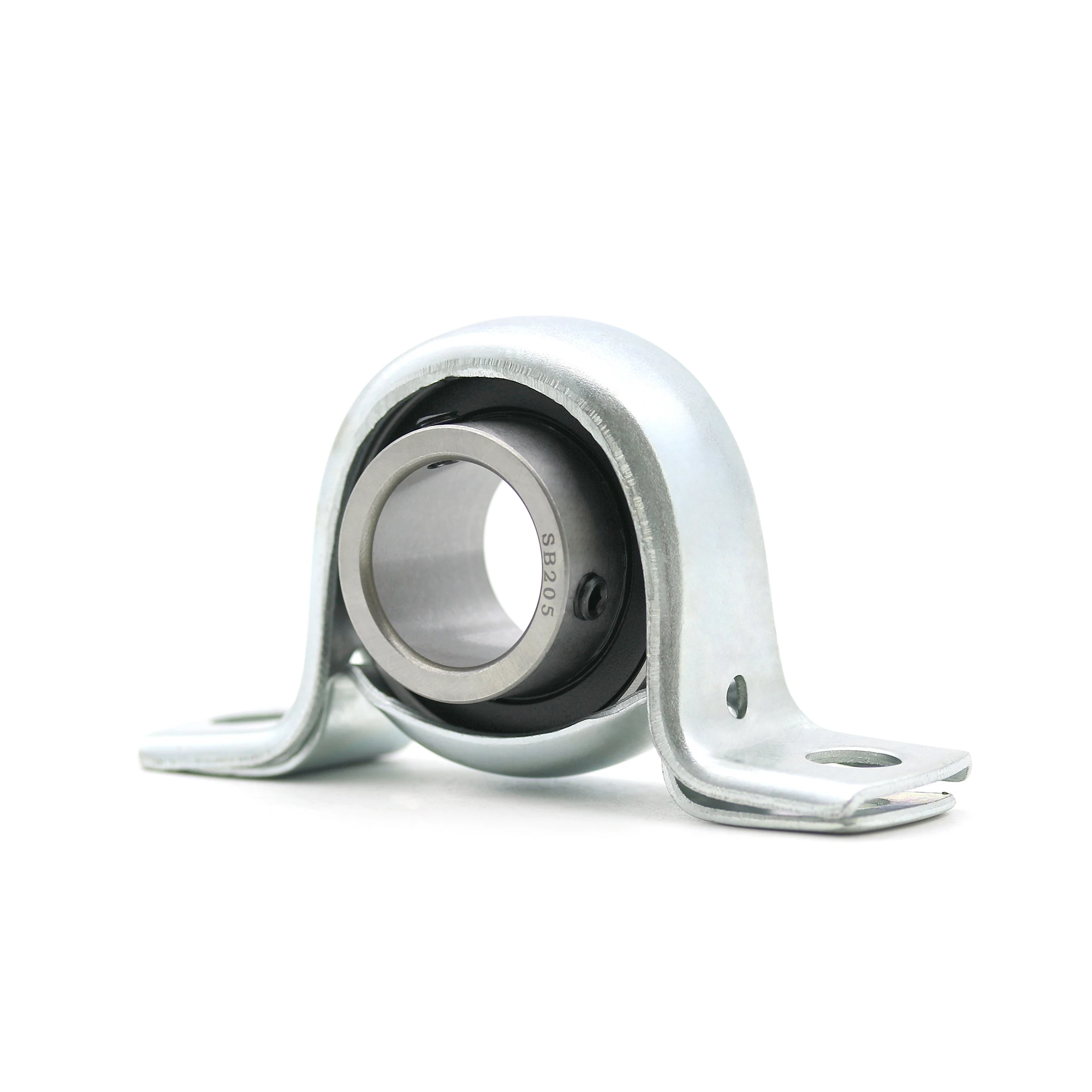 SBPP Series 15/17/20/25mm Bore Diameter Stamped Outer Spherical Bearing Seat SBPP202 SBPP203 SBPP204 SBPP205
