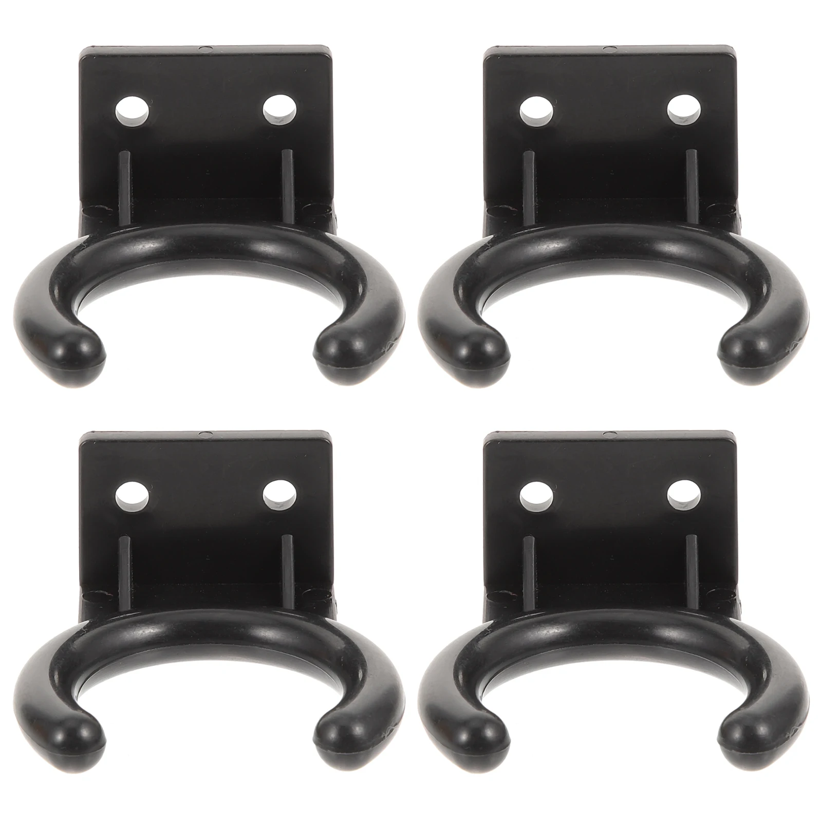 

4pcs Microphone Holder Microphone Wall Hanger Wall Mount Microphone Bracket Tool With Screw KTV Hotel Conference Room Accessory