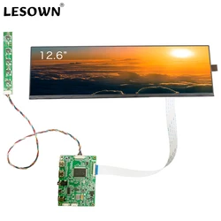 12.6 Inch IPS Touch Screen LCD Display Module Long Stretched Touchscreen 1920x515 HDMI Ultra Wide Stretched Bar Screen Display