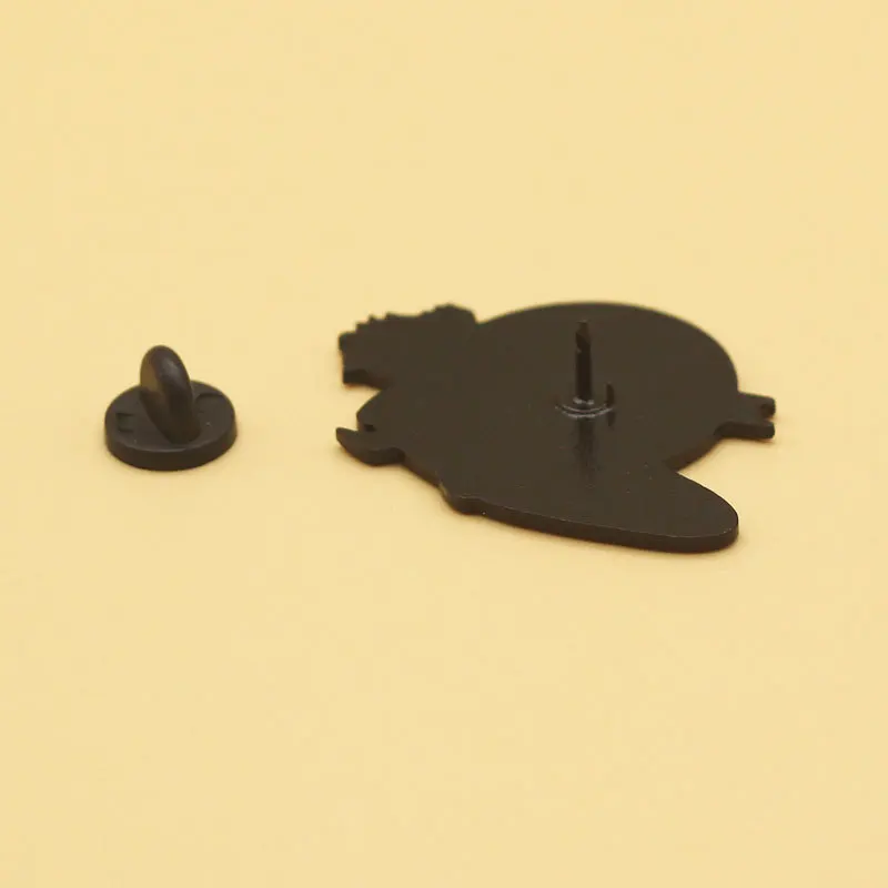 Creative Cartoon Character Metal Brooch Personality Trend Enamel Badge Fashion Coat Hat Backpack Decoration Lapel Pins Gift image 2