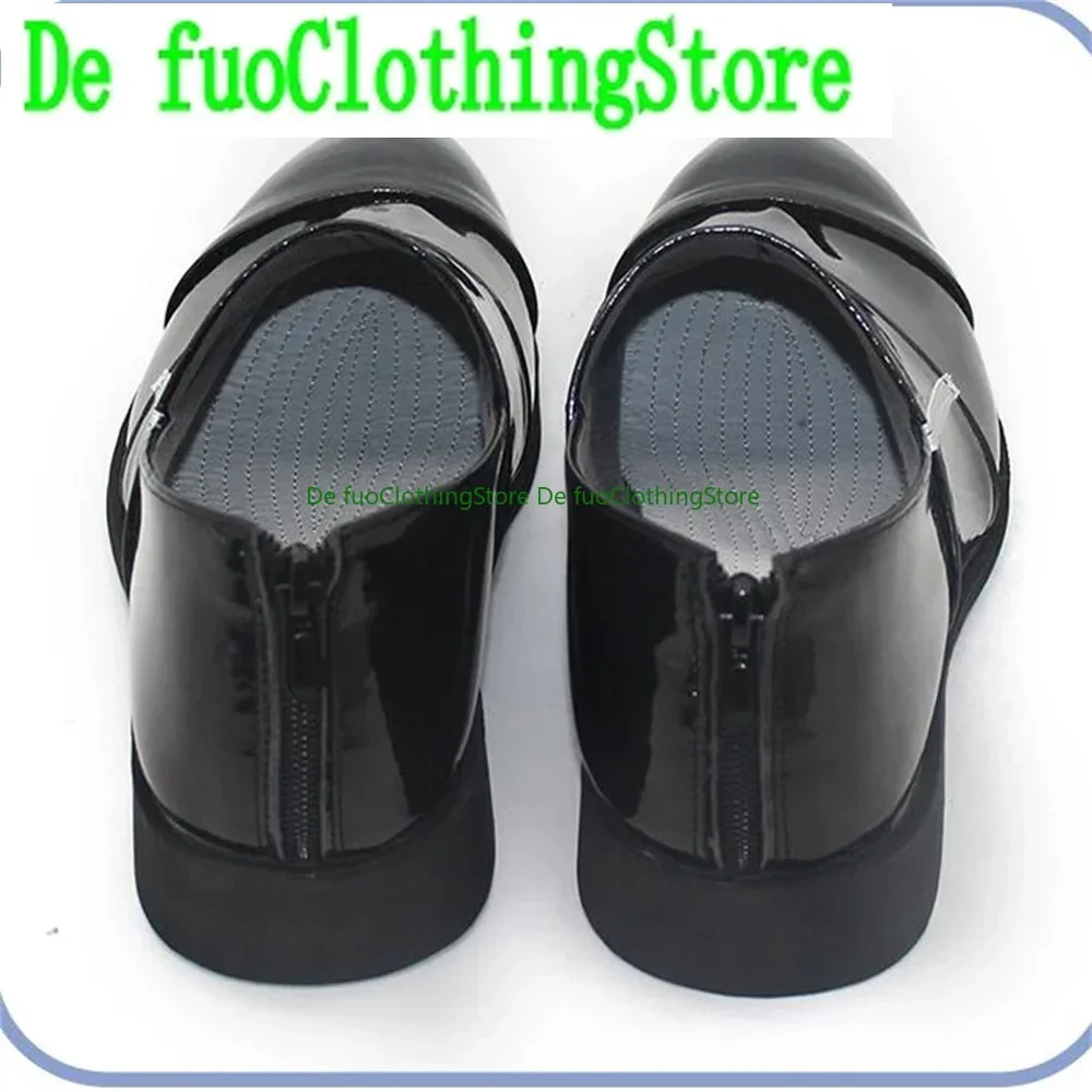 TSUCHINAGA HIYORI archivo azul Cosplay zapatos botas juego Anime Halloween Navidad DefuoClothing tienda de zapatos