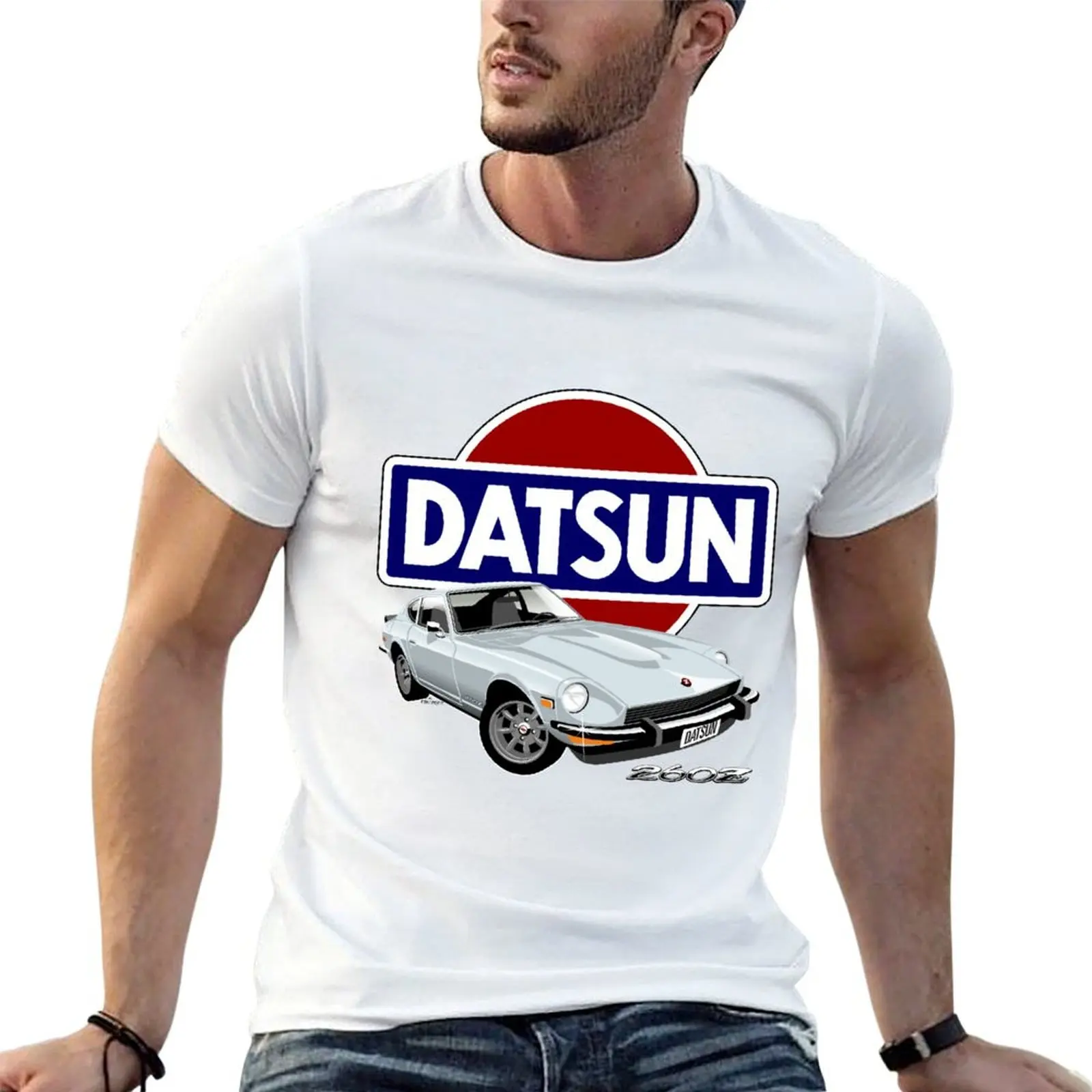 Datsun 260Z silver T-Shirt cotton tshirt 100% t shirt man plain t shirts for man graphic vintage T-shirt