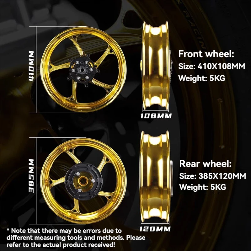 BZUK New Aluminum Alloy Wheels For Yamaha XMAX300 CNC Production And Modification Of Motorcycle Rear Wheels