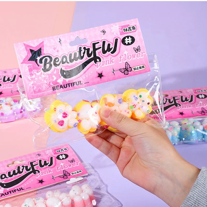 Jouets Kawaii Patte de Chat, Mini Façades, Squeeze Fidget, Rebond Lent, Souligné, Instituts, Doux, Décompression, Relaxation, Sensoriel