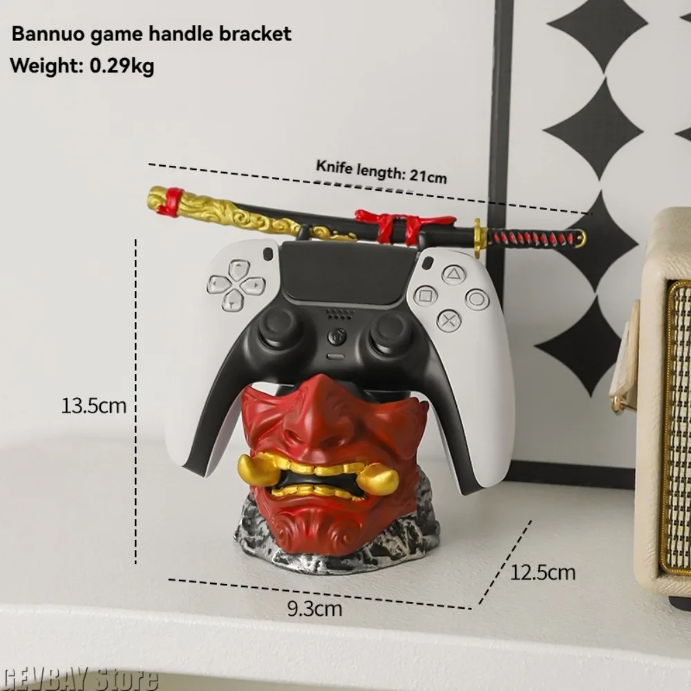 Kreatywny uchwyt na kontrolery do gier w kształcie posągu ducha-wojownika, uchwyt na konsolę do gier, uchwyt na telefon/tablet do PS5/PS4/XBOX — zdjęcie produktu 5