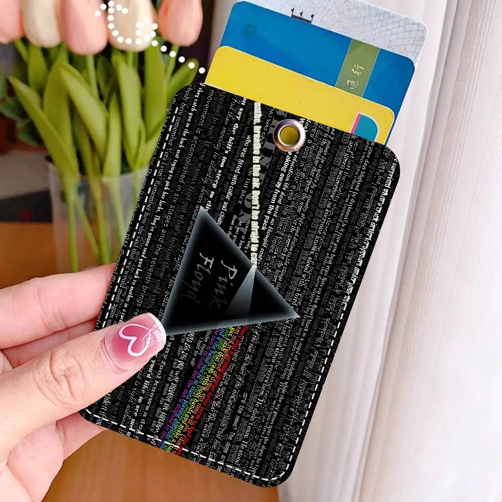 سلسلة مفاتيح Band P-Pink F-Floyds مع حامل بطاقة الوصول، وحافظة واقية لبطاقة الهوية وبطاقة البنك للأمن #2