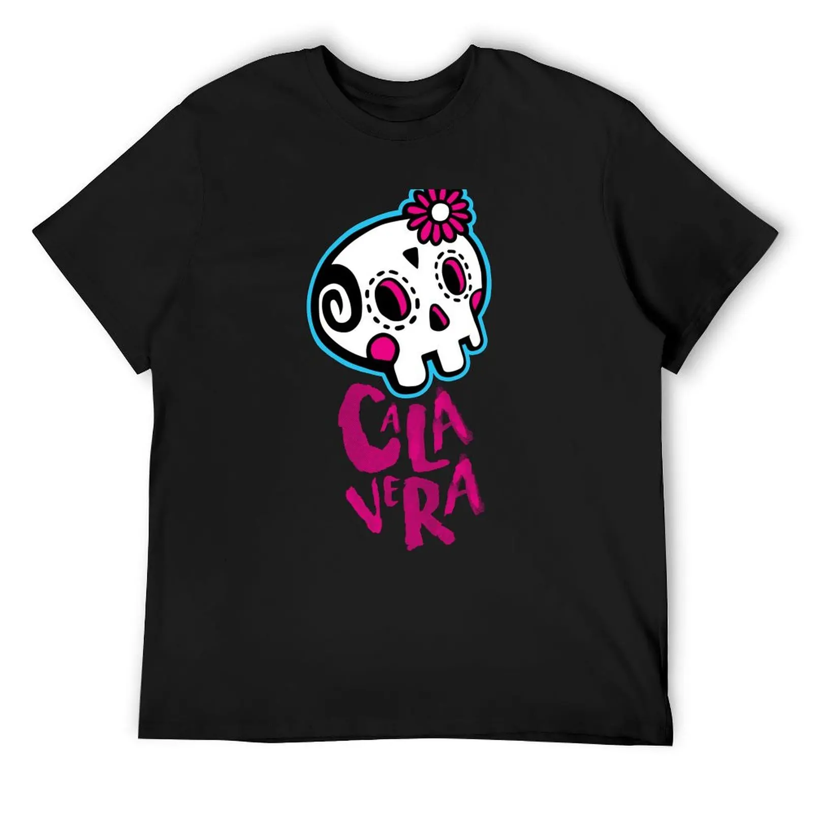

Calavera Logo and Text T-Shirt vintage graphic tee tops luxury t-shirt mens t shirts top quality