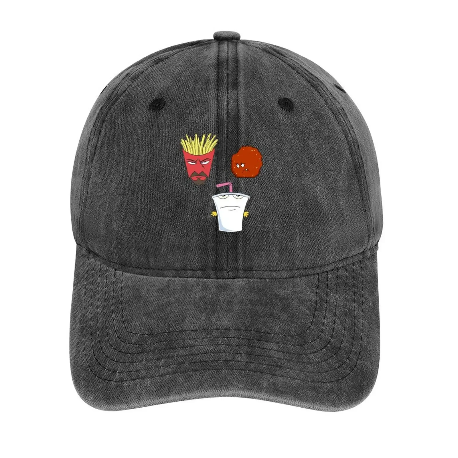 Aqua Teen Hunger Force Frylock, Meatwad, Master shake character decal print Cowboy Hat Hat Beach Golf Woman Hats Men's