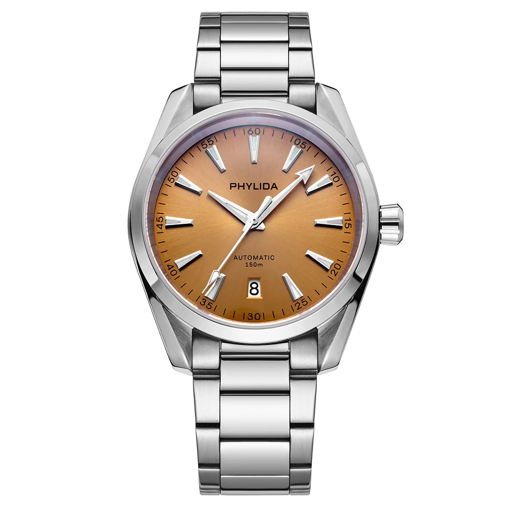 PHYLIDA New Champagne Dial Aqua 150m Automatic Watch Sapphire