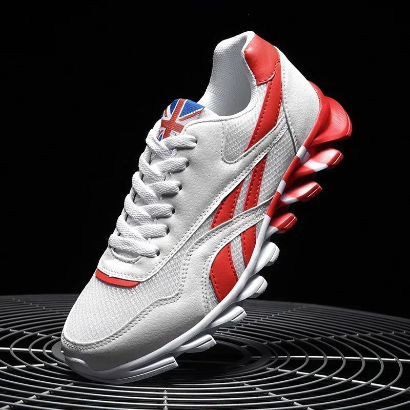 white red
