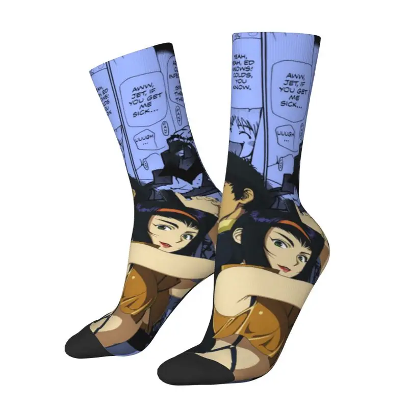 

Мужские ковбойские носки в стиле аниме Kawaii на заказ, унисекс, теплые, удобные, с 3D принтом, мультяшная манга Носки Crew