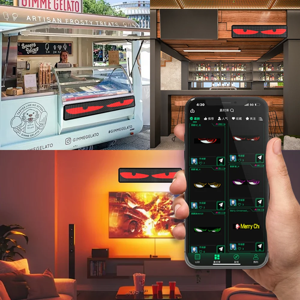 Pantalla trasera inteligente Lantsun K2 Pantalla trasera inteligente Pantalla suave